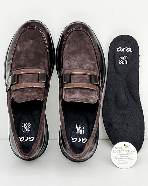 Damskie mokasyny na szerokie stopy Ara 12-24822 Osaka 2.0